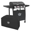 Sealey DG228 Dellonda 3 Burner Gas BBQ Grill with Piezo Ignition, Thermometer & Cover