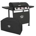 Sealey DG229 Dellonda 4 Burner Gas BBQ Grill with Piezo Ignition, Thermometer & Cover
