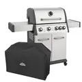 Sealey DG231 Dellonda 4+1 Burner Deluxe Gas BBQ Grill with Piezo Ignition & Thermometer & Cover - Stainless Steel