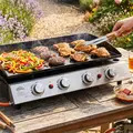Sealey DG23 Dellonda 4 Burner Portable Gas Plancha