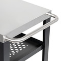 Sealey DG263 Dellonda Plancha Trolley with Utensil Holder - Stainless Steel Top