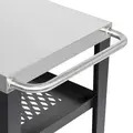Sealey DG263 Dellonda Plancha Trolley with Utensil Holder - Stainless Steel Top