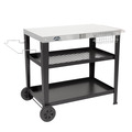 Sealey DG263 Dellonda Plancha Trolley with Utensil Holder - Stainless Steel Top