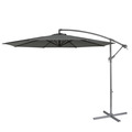 Sealey DG264 Dellonda Banana Parasol with Cover 3m - Grey