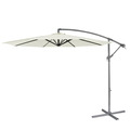 Sealey DG265 Dellonda Banana Parasol with Cover 3m - Cream