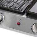 Sealey Dellonda 3 Burner Stainless Steel Portable Gas Plancha/Grill 8.5kW