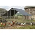 Sealey DG278 Dellonda Walk-In Galvanized Steel Chicken Run with Roof Cover & PVC Coated Chicken Wire