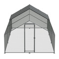 Sealey DG280 Dellonda Walk-In Galvanized Steel Chicken Run with Roof Cover & PVC Coated Chicken Wire