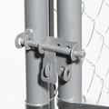 Sealey Dellonda Galvanised Steel Dog Kennel with Roof Cover & Chain Link Fencing