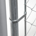 Sealey Dellonda Galvanised Steel Dog Kennel with Roof Cover & Chain Link Fencing