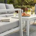Sealey DG52 Dellonda Kyoto Aluminium Outdoor Sofa & Coffee Table Set 4pc
