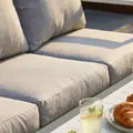 Sealey DG52 Dellonda Kyoto Aluminium Outdoor Sofa & Coffee Table Set 4pc