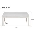Sealey Dellonda Kyoto Aluminium Outdoor Sofa & Coffee Table Set 4pc