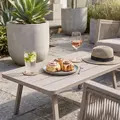 Sealey DG57 Dellonda Fusion Aluminium Outdoor Corner Sofa & Coffee Table Set 4pc