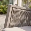 Sealey DG57 Dellonda Fusion Aluminium Outdoor Corner Sofa & Coffee Table Set 4pc