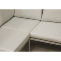 Dellonda Fusion Aluminium Outdoor Corner Sofa & Coffee Table Set 4pc
