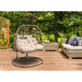 Sealey Dellonda Double Swinging Egg Chair with Cushion