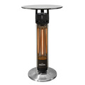 Sealey DG63 Dellonda Bistro Table with 1600W Heater, 95cm, Black/Stainless Steel