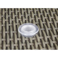 Sealey Dellonda Chester Rattan Wicker Round Outdoor Dining Table with Tempered Glass Top