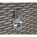 Sealey Dellonda Chester Rattan Wicker Outdoor Recliner Loungers & Table Set 5pc