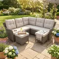 Sealey DG72 Dellonda Chester Rattan Wicker Outdoor Furniture