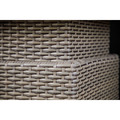 Sealey Dellonda Chester Rattan Wicker Adjustable-Height Outdoor Dining Table
