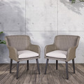 Sealey Dellonda Buxton Rattan Wicker Outdoor Chairs Set 2pc