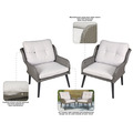 Sealey Dellonda Buxton Rattan Wicker Outdoor Chair Set 2pc