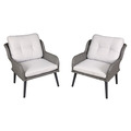Sealey Dellonda Buxton Rattan Wicker Outdoor Chair Set 2pc