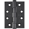 Eclipse 102 x 76 x 3 mm -  Grade 13 -  Stainless Steel Black Ball-Bearing Hinge (3Pk) - PK920