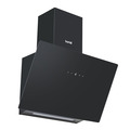 Sealey DH105 Baridi Angled Chimney Cooker Hood with Touch Controls & Carbon Filters 60cm - Black Glass