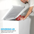 Baridi Freestanding Chest Freezer 199L Capacity - White