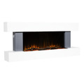 Sealey Baridi Wall Mounting Electric Fireplace with LED Flame Effect 52