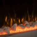 Baridi Wall Mounting Electric Fireplace with LED Flame Effect 46