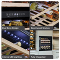 Baridi 36 Bottle Wine Fridge & Cooler 60cm