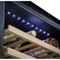 Baridi 57 Bottle Dual Zone Wine Fridge & Cooler 60cm
