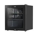 Sealey DH12 Baridi Mini Tabletop Beer & Drinks Fridge with Metal Shelves, LED Light & Security Lock 50L - Black