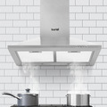 Sealey DH126 Baridi Cooker Hood with Carbon Filters 60cm - Stainless Steel