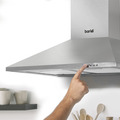Sealey DH126 Baridi Cooker Hood with Carbon Filters 60cm - Stainless Steel