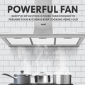 Sealey DH127 Baridi Cooker Hood with Carbon Filters 90cm - Stainless Steel