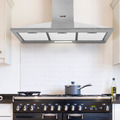 Sealey DH127 Baridi Cooker Hood with Carbon Filters 90cm - Stainless Steel
