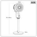 Sealey Baridi Pedestal Fan with Manual Control 10