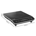 Sealey DH145 Baridi Portable Induction Hob with 1 Cooking Zone 29 x 35.5 x 7cm - Black