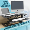 Sealey DH14 Dellonda 71cm Adjustable-Height Standing Desk Riser 15kg Capacity
