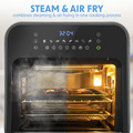 Baridi Steam Air Fryer Oven 15L Capacity