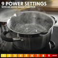 Sealey DH176 Baridi Integrated Induction Hob with 4 Cooking Zones 60cm 6800W Output