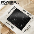 Sealey DH177 Baridi Integrated Induction Hob with 4 Cooking Zones 60cm 2800W Output