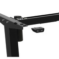 Sealey DH17 Dellonda Single Motor Ultra-Quiet Adjustable-Height Desk Frame 70kg Capacity - Black