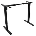 Sealey DH17 Dellonda Single Motor Ultra-Quiet Adjustable-Height Desk Frame 70kg Capacity - Black