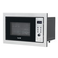 Sealey DH197 Baridi Integrated Microwave Oven with Grill 25L Capacity 900W - Stainless Steel